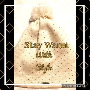 Steve Madden Pom-top detail beanie🎁